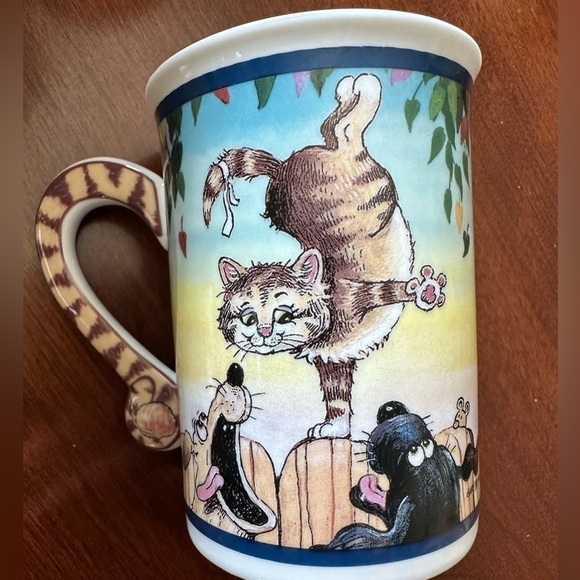 Danbury Mint Comical Cats Porcelain Collector Mugs Gary Patterson 6 mugs - Picture 7 of 15